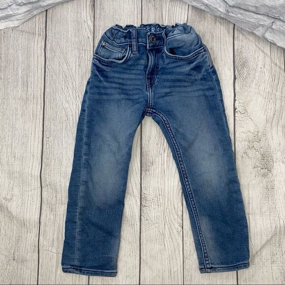 & denim super soft slim fit jeans blue girls size 3T-4T - Picture 1 of 6